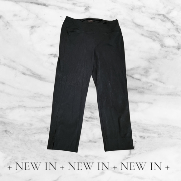 J. Jill Pants - J.Jill Wearever Pull On‎ Pant Slim Leg Smooth Fit Size XLarge Black Comfy